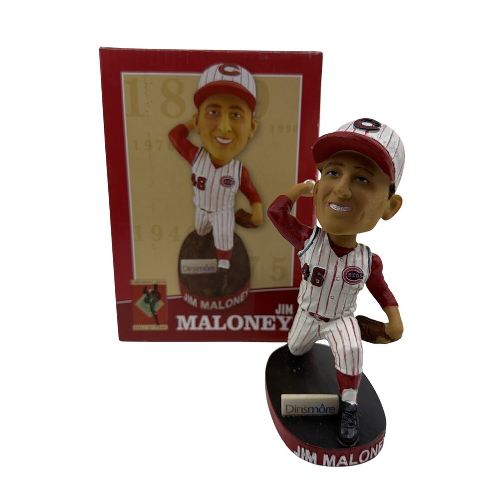 Jim Maloney Cincinnati Reds Bobblehead Reds Hall of Fame HOF SGA MLB New In Box